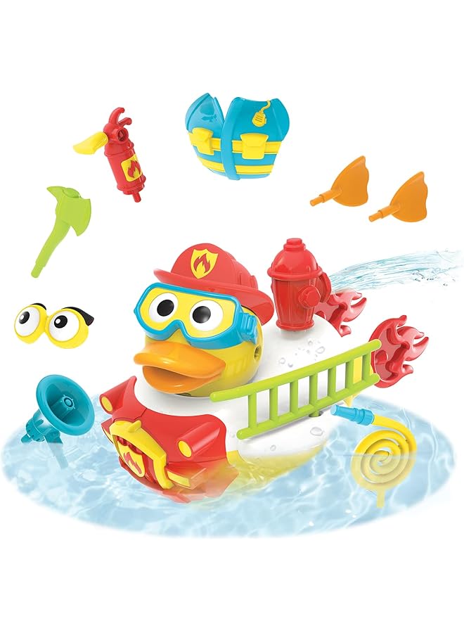 Yookidoo Rubber Duck Fireman 17Piece - Image 1