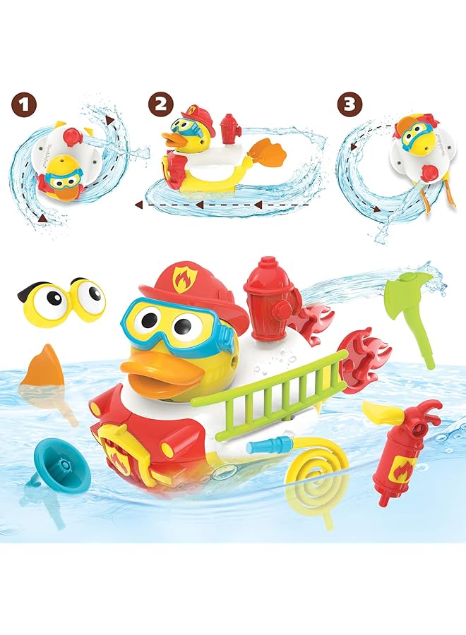 Yookidoo Rubber Duck Fireman 17Piece - Image 3