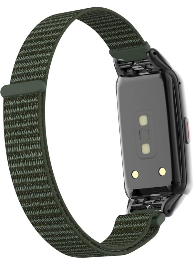 Nylon Band Compatible with Honor Band 6/Huawei Band 6/6 Pro – Adjustable Sport Nylon Strap Soft Replacement Wristband for Men and Women - Image 3