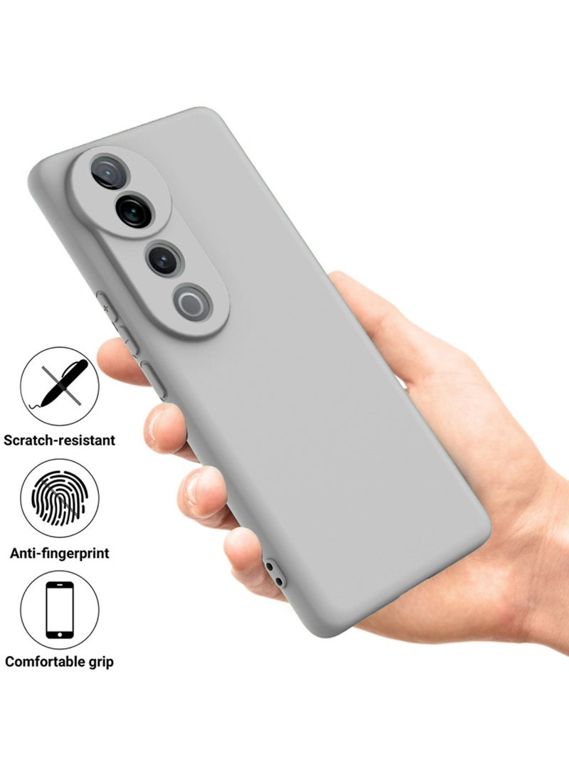 دبليو تيك - غطاء الحماية فيفو V40 / V40 Pro 5G 2024 بريميوم سوفت سائل سيليكون - رمادي - Image 1