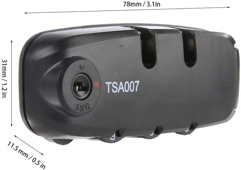 comfrt 3-Digit Security lock, Luggage Lock, Code Combination Travel Suitcase Security Password Lock Luggage Code Fixed Lock - Image 5