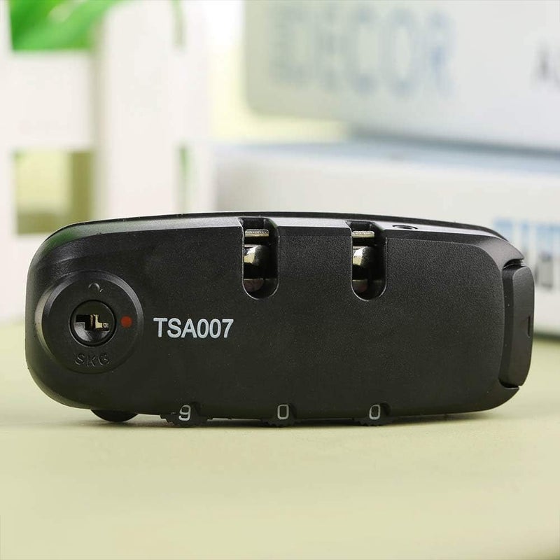 comfrt 3-Digit Security lock, Luggage Lock, Code Combination Travel Suitcase Security Password Lock Luggage Code Fixed Lock - Image 4