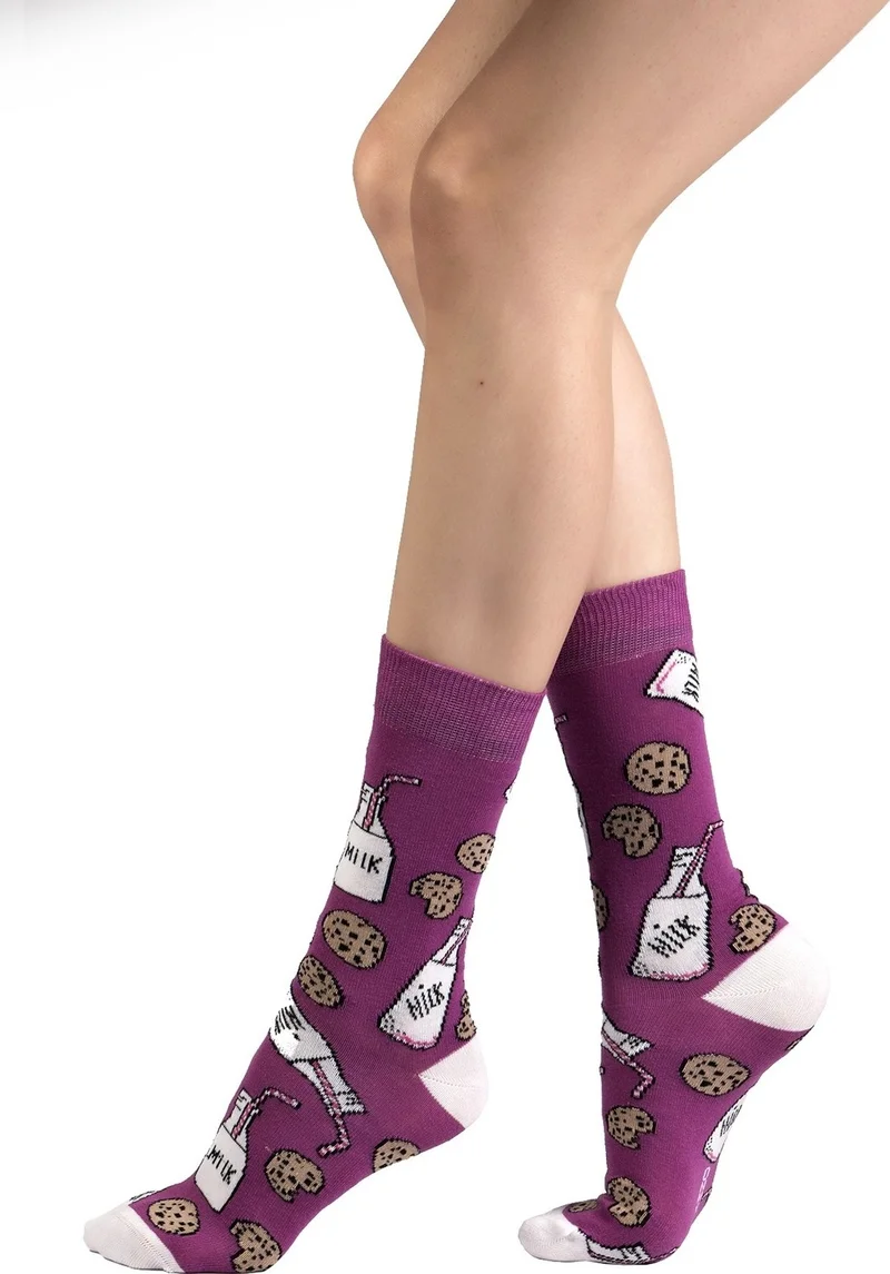 اوزي سوكس Milk Patterned Socks