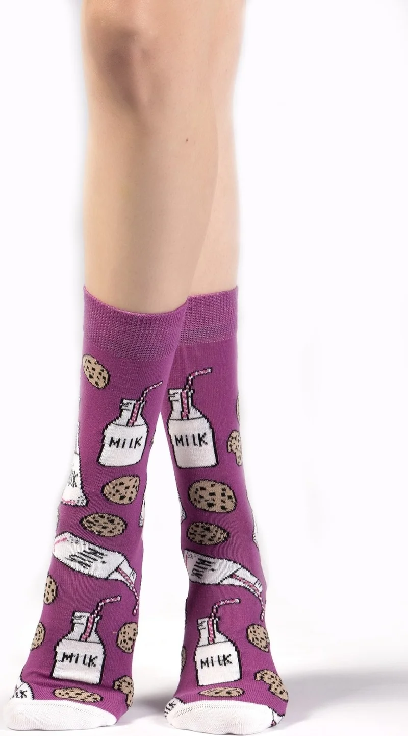 اوزي سوكس Milk Patterned Socks