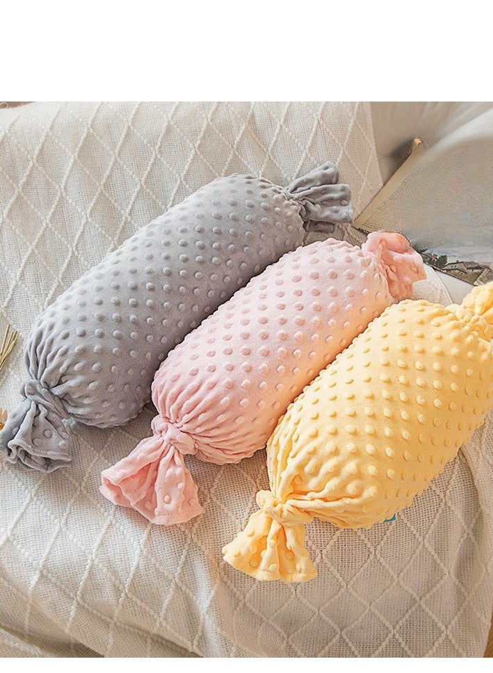 Candy Bean Pillow And Blanket Can Be Used For Both Car And Sofa Cushions, Suitable For Travel, Airplanes, Trains, Beds, Offices, And Rest  - Image 2