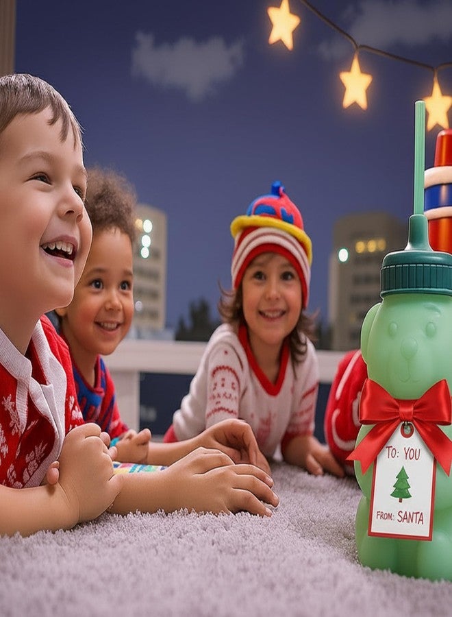 TalkTools Honey Bear Silicone Straw Cup, Dishwasher Safe Baby Drinking Bottle,Premium Food-Grade Material, Honeybear Sippy Cup for Ages 4+ Months, Kids and Toddlers (Single 8oz)-Bubblegum - Image 2