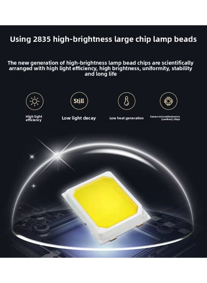 شريط إضاءة LED مرن عالي الجودة بطول 10 أمتار، 2835، 12 فولت، 120 مصباح LED/متر، 3000 كلفن، أبيض دافئ (بدون مشغل LED) - Image 3
