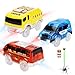 Save Unicorn Tracks Cars only Replacement Race Cars for Tracks Glow in the Dark Light up Racing Car Track Accessories with 5 Flashing LED Lights Compatible with Most Tracks for Kids Boys and Girls3pack - Image 2