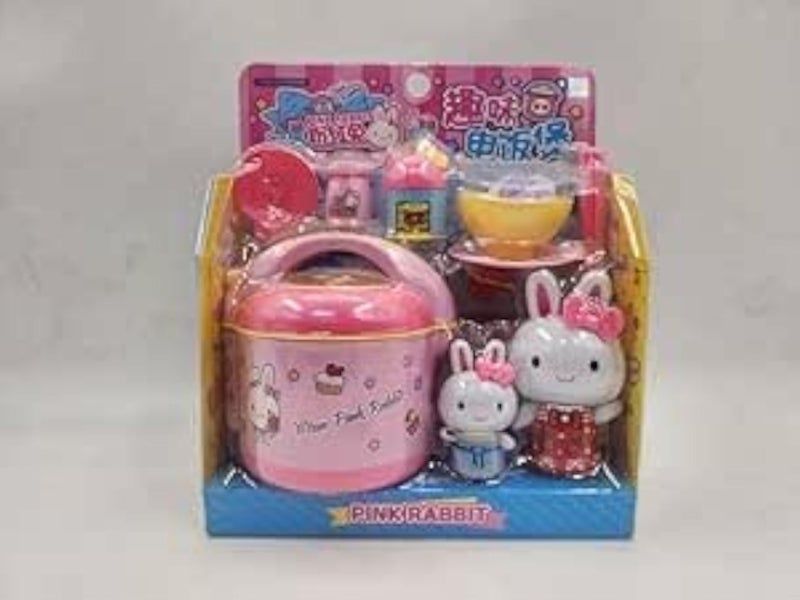 AMAZING PINK RABBIT WITH HER PRESSURE SOLUTION AND MORE TOOLS