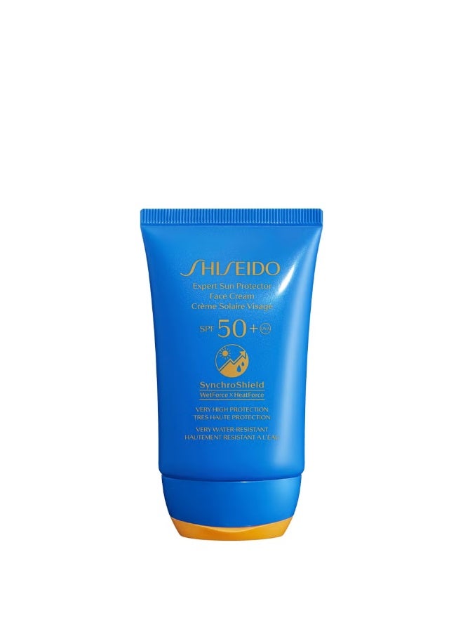 كريم شيسيدو الخبير للوجه بعامل حماية من الشمس SPF50+ - Image 1