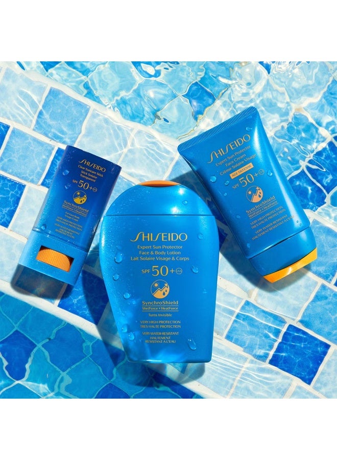 كريم شيسيدو الخبير للوجه بعامل حماية من الشمس SPF50+ - Image 4