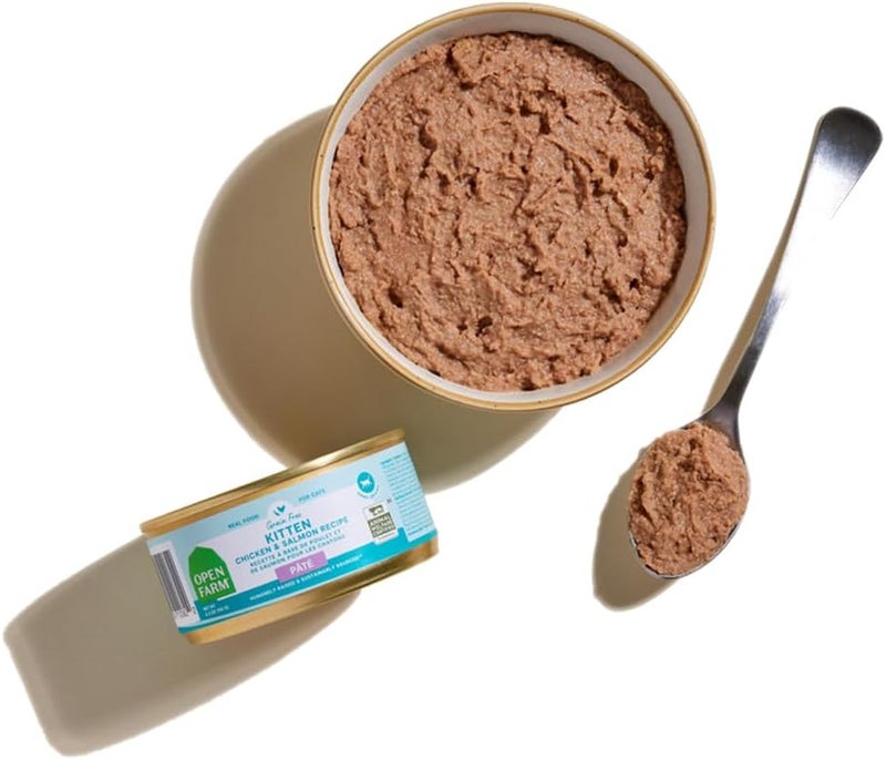 Open Farm Kitten Chicken & Salmon Pate Wet Cat Food - 150G - Image 2