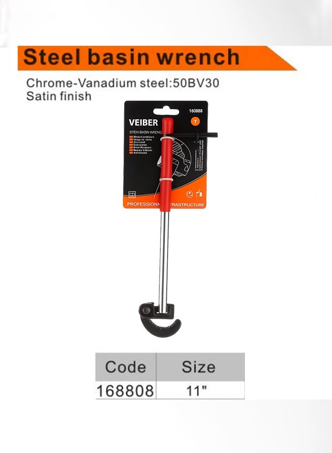 فيبر مفتاح مواسير ويبر عالي الجودة - 11 بوصة، فولاذ كروم فاناديوم، متعدد الاستخدام، أوتوماتيكي - Image 1