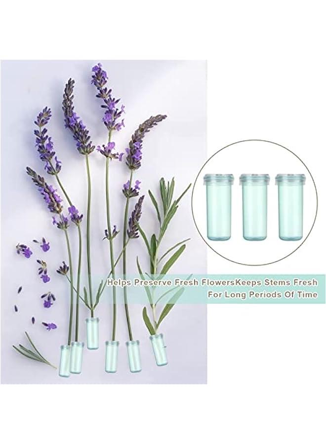 FYLX 200  Mini Floral Water Tubes for Flower Arrangement Milk and Cutting Green 16 Inch Flower Vials - Image 4
