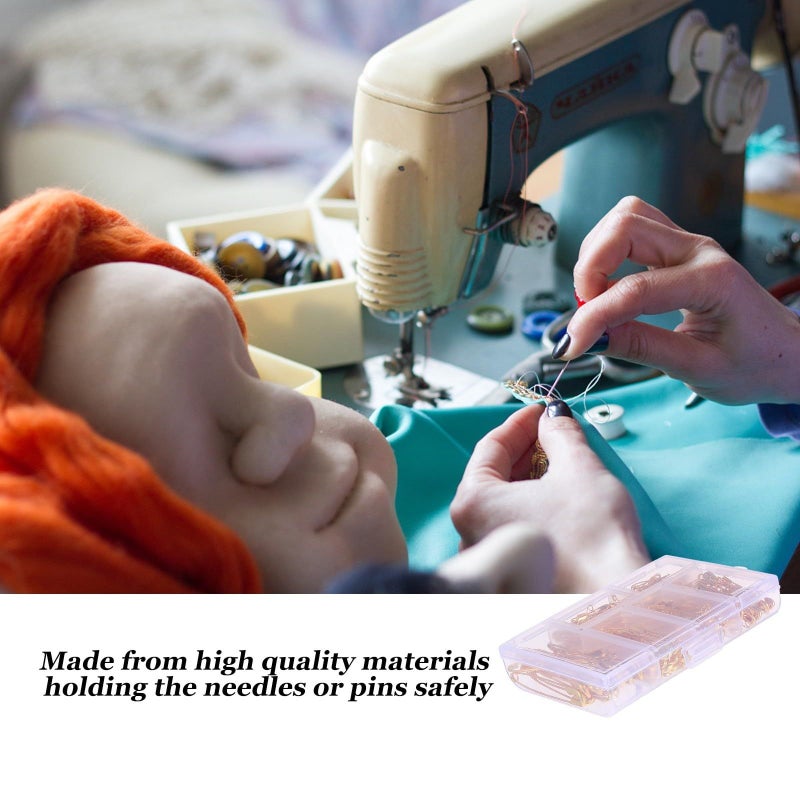 250pcs High Strength Steel Safety Pins Gold Silver Bulk Mini Sewing DIY Crafts - Image 5