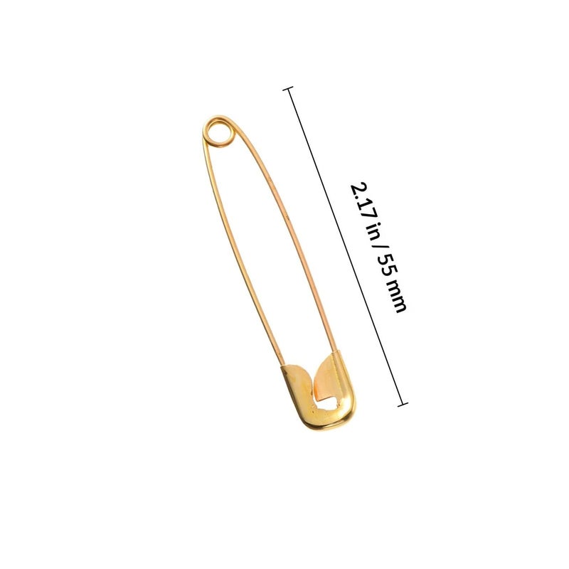 250pcs High Strength Steel Safety Pins Gold Silver Bulk Mini Sewing DIY Crafts - Image 3