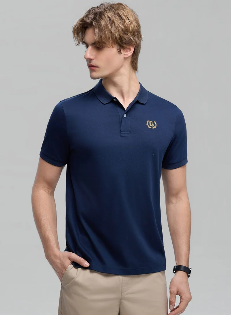 GIORDANO Men’s Slim Fit Liquid Touch Cotton Interlock Polo