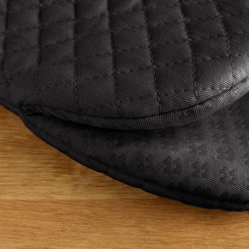 KitchenAid Asteroid Mini Oven Mitt  5.5""x8""  Black - Image 3