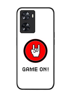 Stylizedd Rugged Black edge case for Oppo A57 4G/Oppo A77 4G/Oppo A77s Slim fit Soft Case Flexible Rubber Edges Anti Drop TPU Gel Thin Cover - Game On  - Image 1