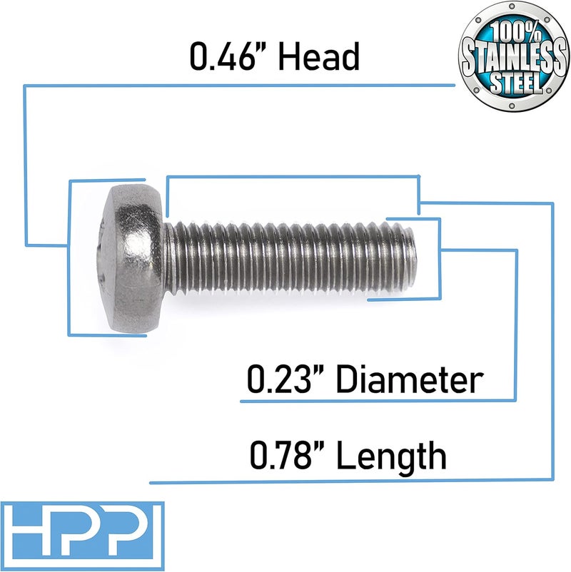 HpP Stainless Steel License Plate Screws Compatible with Toyota Models - Image 4