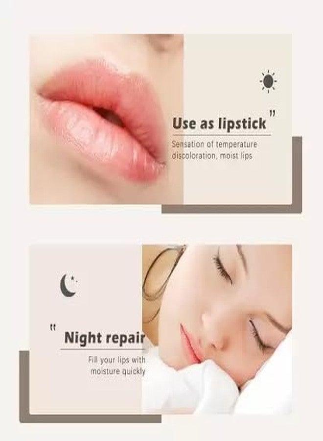 HUDACRUSH Beauty Waterproof Crystal Clear Beautiful Jelly Flower Lipstick Long Lasting Lip Balm Lips Moisturizer Magic Temperature Color Change Lip Gloss Flower Infused Lipstick (6) - Image 2