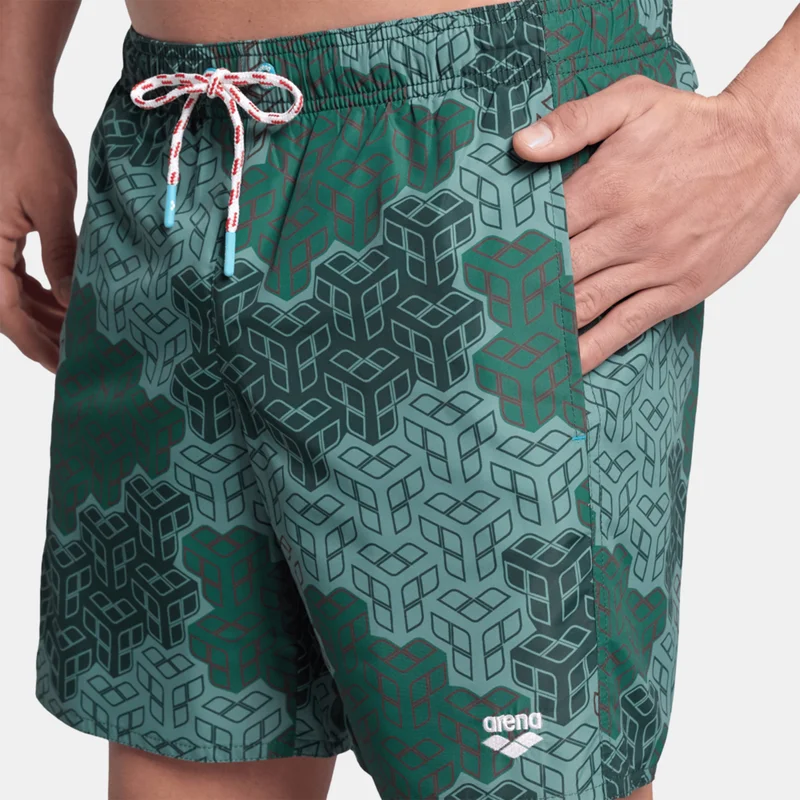 arena Men's Logo Printed Swimming Shorts