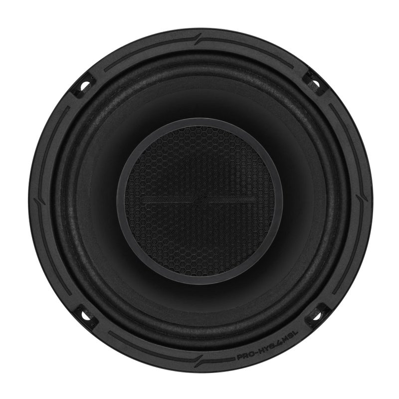 DS18 PRO-HY6.4MSL 6.5" Shallow Hybrid Mid-Range Car Audio Loudspeaker with Built-in Driver and Grill Included 300W Max 150W RMS 4 Ohms (1 Speaker) - Image 3