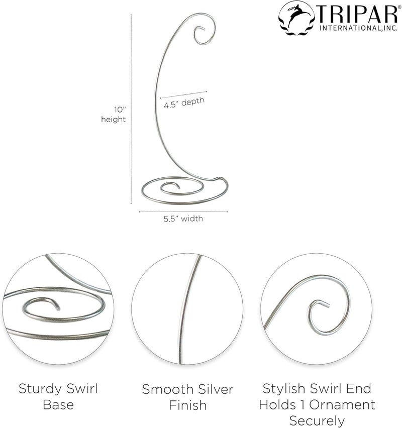 TRIPAR Spiral Bottom Ornament Stand Ornament Holder - Image 2