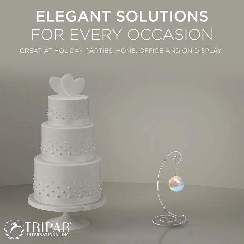 TRIPAR Spiral Bottom Ornament Stand Ornament Holder - Image 3