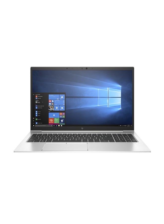HP لابتوب إيليت بوك 850G7 بشاشة مقاس 15.6 بدقة كاملة الوضوح ومعالج كور i5-10210U وذاكرة رام سعة 8 جيجابايت ومحرك أقراص SSD سعة 256 جيجابايت وبطاقة رسومات إنتل فائقة الوضوح الإنجليزية/العربية فضي - Image 2
