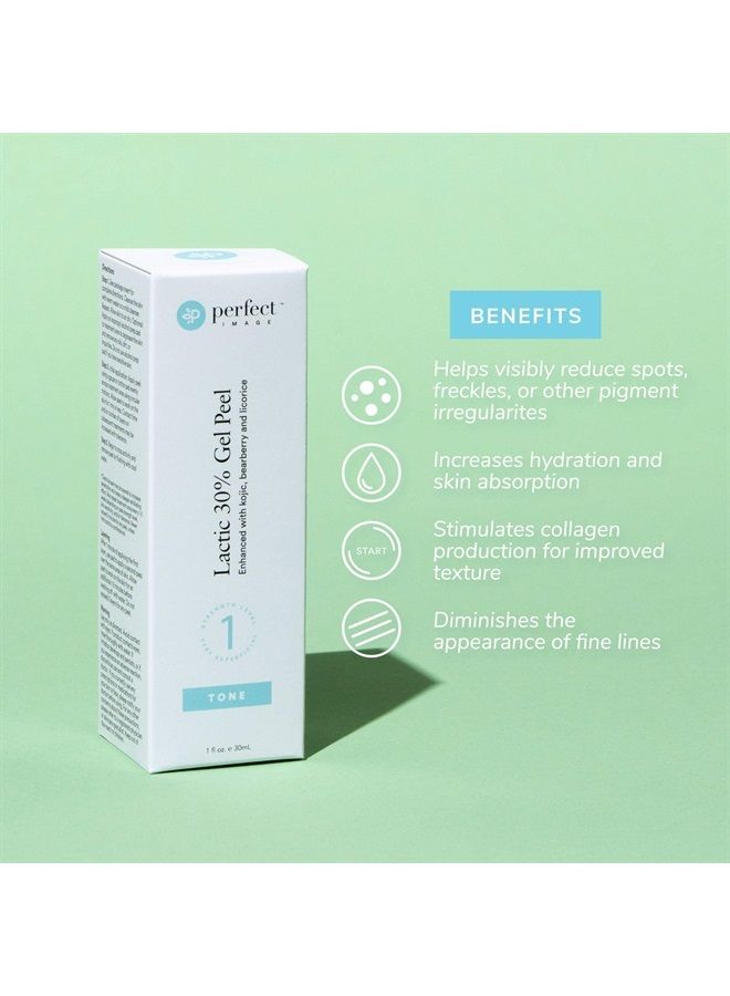 PERFECT IMAGE Lactic 30% Gel Peel, Chemical Peels for Face Scars, Chemical Exfoliant for Face, Strength Level 1, 1.0 fl oz. e, 30 mL – Perfect Image - Image 4