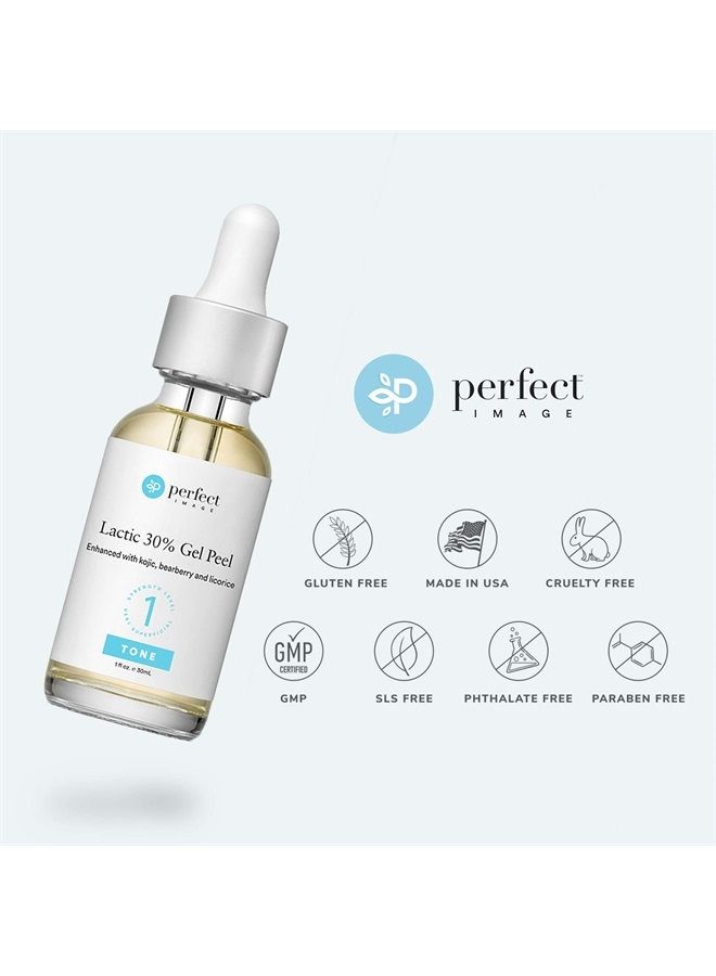 PERFECT IMAGE Lactic 30% Gel Peel, Chemical Peels for Face Scars, Chemical Exfoliant for Face, Strength Level 1, 1.0 fl oz. e, 30 mL – Perfect Image - Image 5