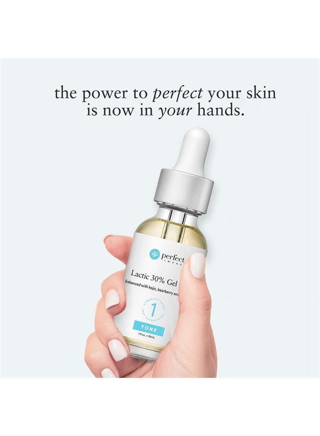 PERFECT IMAGE Lactic 30% Gel Peel, Chemical Peels for Face Scars, Chemical Exfoliant for Face, Strength Level 1, 1.0 fl oz. e, 30 mL – Perfect Image - Image 2
