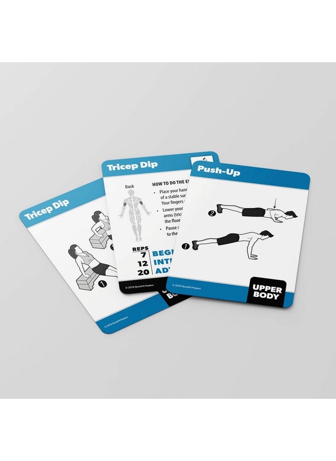 Palace Learning 2 Pack - Bodyweight & Dumbbell Fitness Workout Cards - Over 100 Exercises  - Image 5