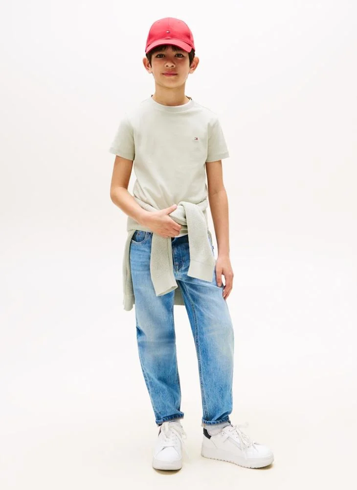 TOMMY HILFIGER Kids Essential Crew Neck T-Shirt