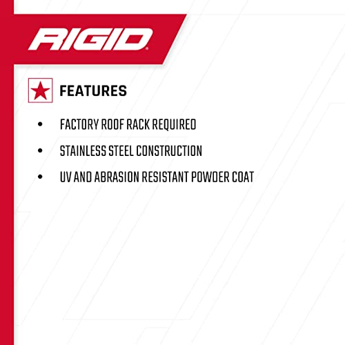 RIGID INDUSTRIES – Roof Rack Mount Kit - Fits the 2021 Ford Bronco - Image 3