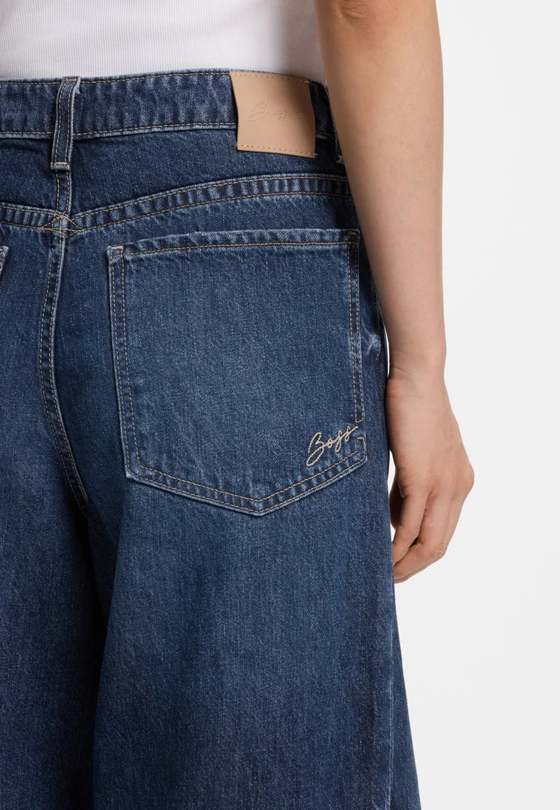 BOSS Blue Relaxed-fit jeans in blue rigid denim for Women | Best Price UAE