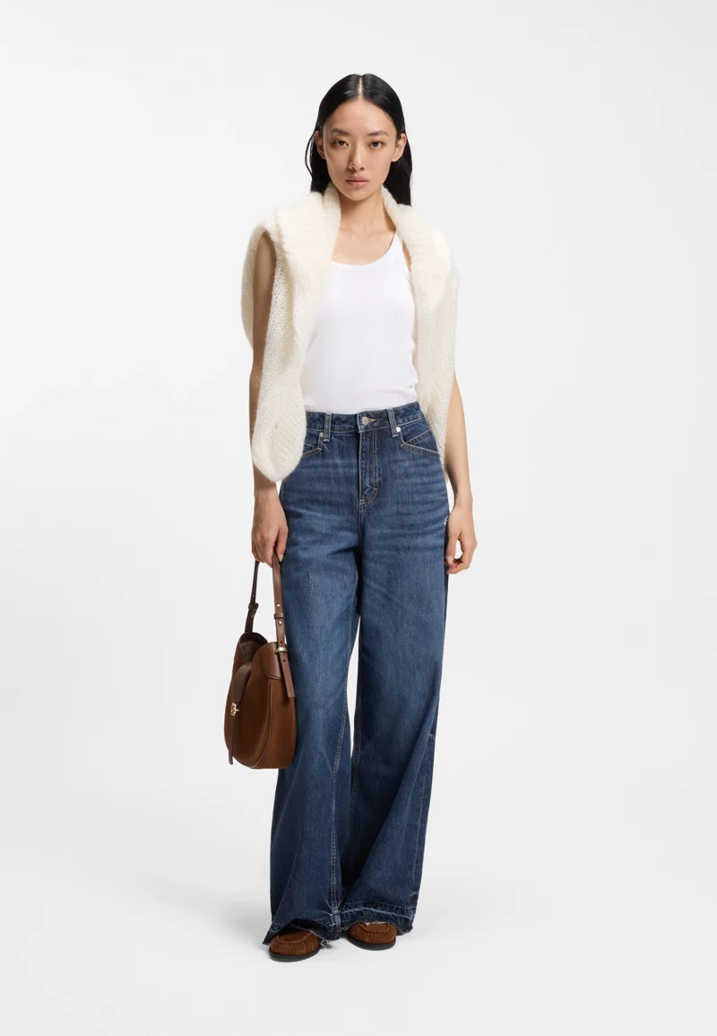 BOSS Blue Relaxed-fit jeans in blue rigid denim for Women | Best Price UAE