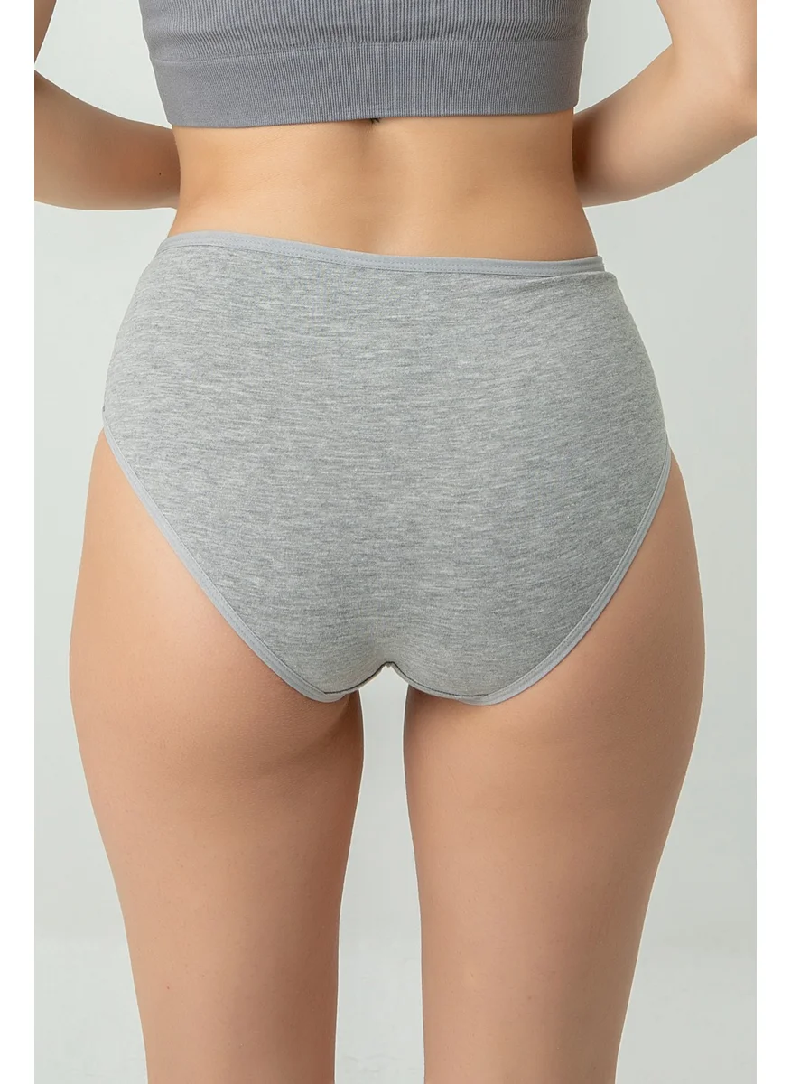 Miorre Doremi High Waist 100% Natural Cotton Lycra Comfortable Pattern Women's Bato Panties