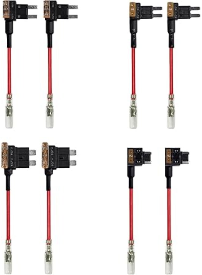 WOLFBOX مجموعة توصيل USB C للسيارات G840S/G900/G850/G930/i07/i17/X5، كابل شاحن سيارة سلكي 12V-24V إلى 5V لكاميرات المراقبة مع حماية من استنزاف البطارية - Image 4