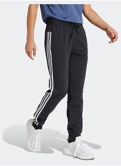 Adidas Essentials Single Jersey 3-Stripes Joggers  - Image 3