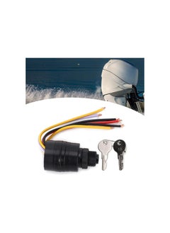 Ignition Starter Switch with Key, 6 Wire MP41070?2 17009A2 for Marine Boat Most Outboard Motors