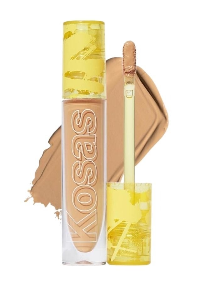 Kosas Revealer Super Creamy & Brightening Concealer with Caffeine & Hyaluronic Acid, Tone 6.5 O - Tan With Olive Undertones 5g - Medium to Full Coverage - Image 1