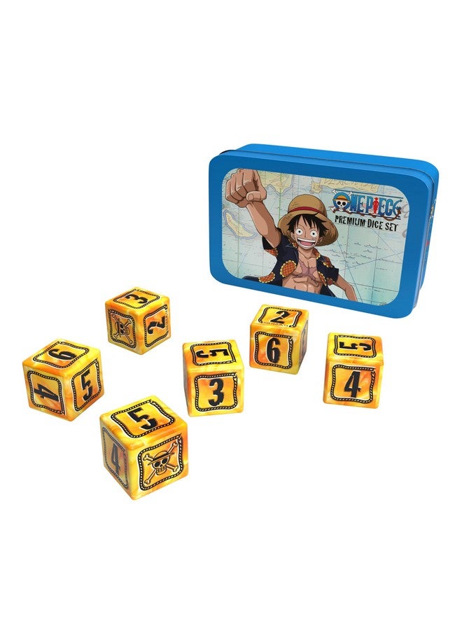 USAopoly One Piece Premium Dice Set, Custom Dice with Collectible Monkey D. Luffy Tin Case, Based on The Japanese Manga and Anime Series, Officially Licensed Eiichiro Oda & Shueisha Collectible & Merchandise  - Image 2