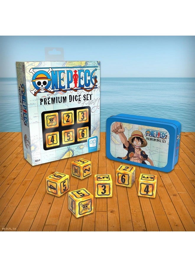 USAopoly One Piece Premium Dice Set, Custom Dice with Collectible Monkey D. Luffy Tin Case, Based on The Japanese Manga and Anime Series, Officially Licensed Eiichiro Oda & Shueisha Collectible & Merchandise  - Image 3