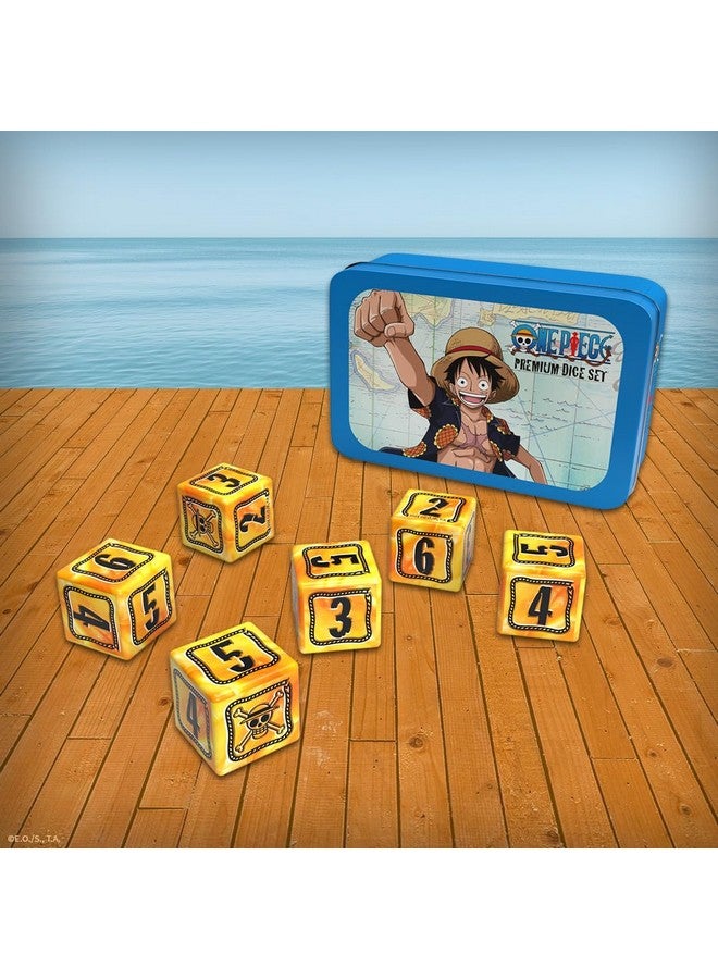 USAopoly One Piece Premium Dice Set, Custom Dice with Collectible Monkey D. Luffy Tin Case, Based on The Japanese Manga and Anime Series, Officially Licensed Eiichiro Oda & Shueisha Collectible & Merchandise  - Image 4