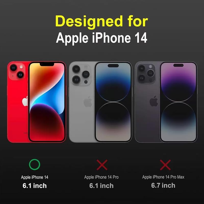 ZEROTONE Back Case Cover Compatible for iPhone 14 | Pack of 2 Combo Black & Brown Case | Cute Fun Cartoon 3D Ball Coffee Silicone Case | Body Protection | Camera Protection | Shock Proof - Image 2