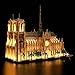 Hilighting Upgraded Led Light Kit Compatible with Lego Architecture Notre Dame Cathedral Building Set Lights Decoration Compatible with Lego 21061 Model Not Included - Image 2