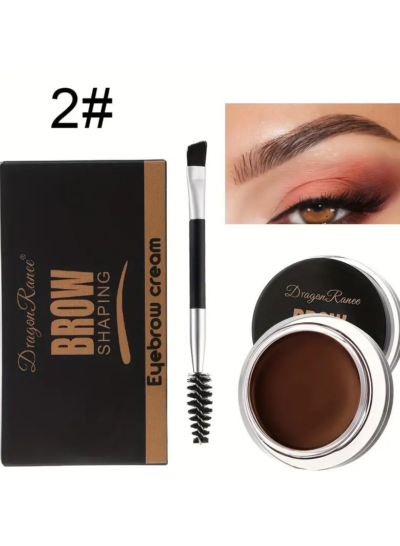 Dragon Ranee DragonRanee Brow Shaping Eyebrow Setting Gel - Long-Wearing, Waterproof, Sweat-Resistant Eyebrow Color Cream for All Skin Types, Natural Look, Easy Application, Non-Fading Eyebrow Gel - Image 1
