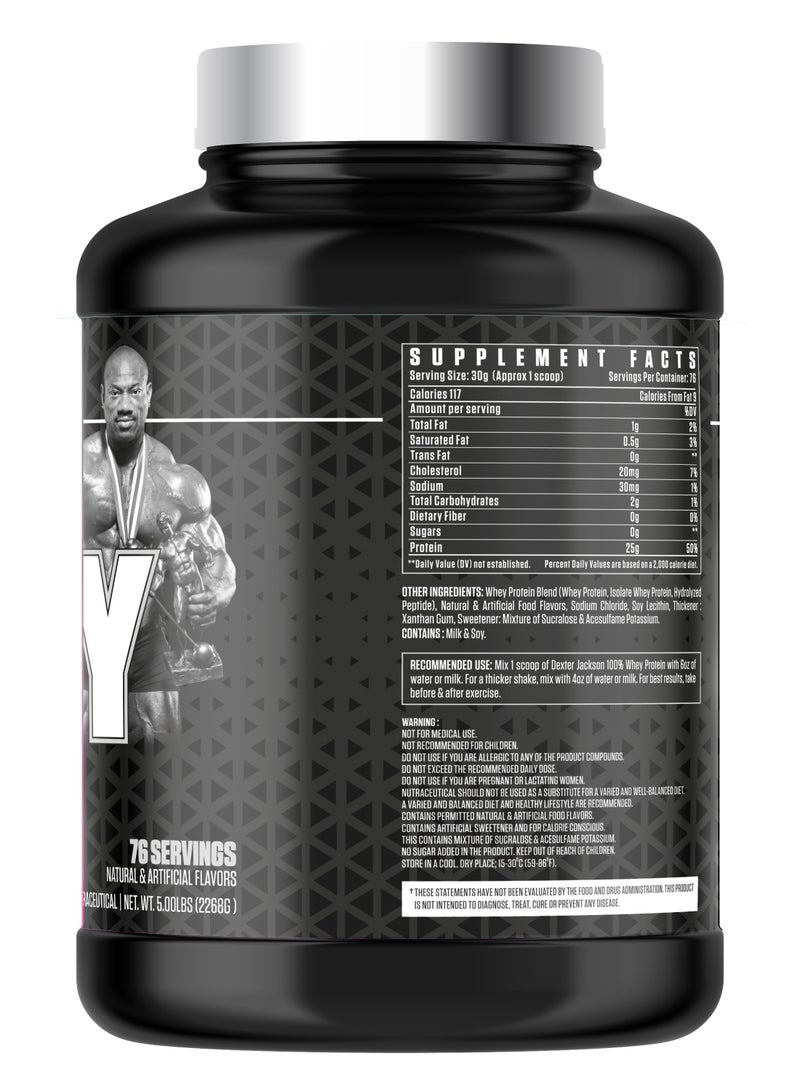 DEXTER JACKSON Black Series Isolate & Hydrolyzed Whey Protein 5 Lbs (76 Servings) - High Protein Supplement for Muscle Growth & Recovery (Froot Loops) - Image 3